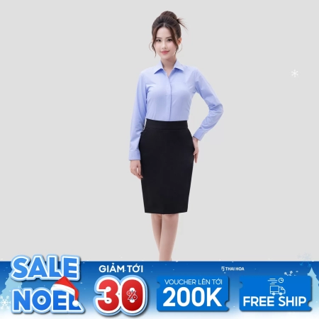 Áo sơ mi dài tay chất liệu Cà phê kết hợp công nghệ Nano cao cấp Thái Hòa 24ASW-253