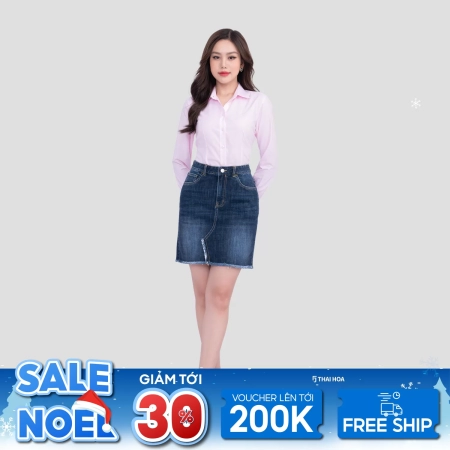 Áo sơ mi nữ form ôm thiết kế công sở dài tay nhiều màu vải sợi tre cao cấp Thái Hòa ASW0101-R10