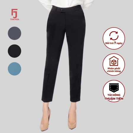 Quần âu nữ dáng dài ống đứng phong cách công sở form regular QAW1816-R11