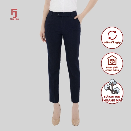 Quần âu nữ dáng dài ống đứng phong cách công sở form regular QAW1816-R12